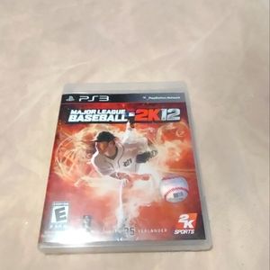 PS3 Major League Baseball 2K12